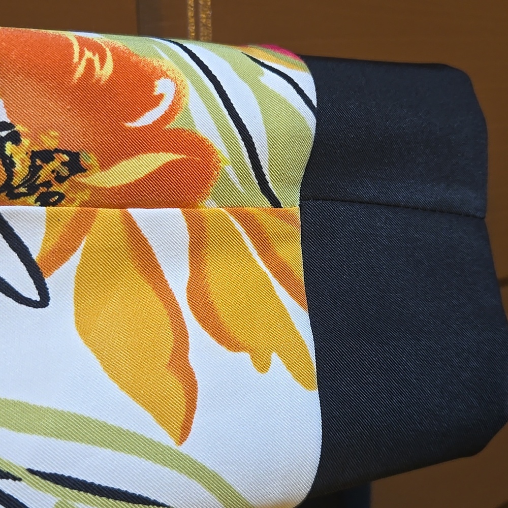Alyx-Multi colored sheath printed sleeveless dress with blk border Sz 10 NWT. - Picture 10 of 10